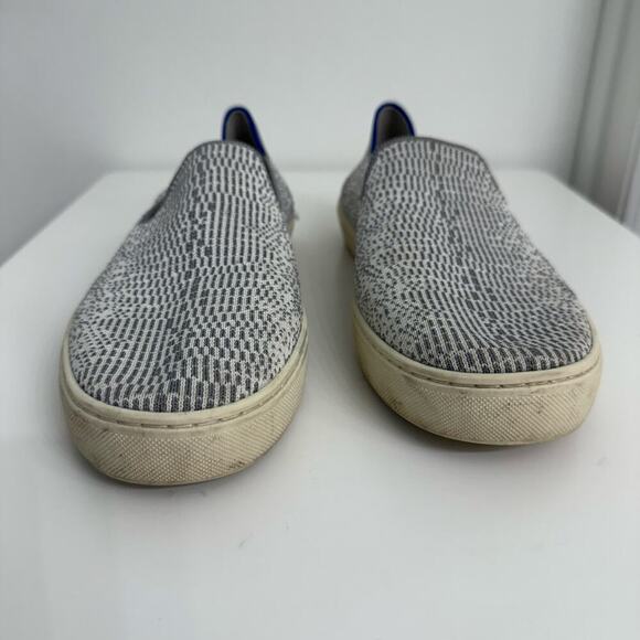 Rothy's The Original Slip On Sneakers Gray 'Opal Python' Casual Sz 9.5 - Picture 2 of 8